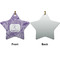 Sea Shells Ceramic Flat Ornament - Star Front & Back (APPROVAL)