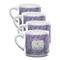 Sea Shells Double Shot Espresso Mugs - Set of 4 Front