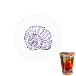 Sea Shells Printed Drink Topper - 1.5"