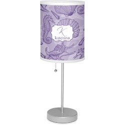 Sea Shells 7" Drum Lamp with Shade Polyester (Personalized)