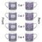 Sea Shells Espresso Cup - 6oz (Double Shot Set of 4) APPROVAL