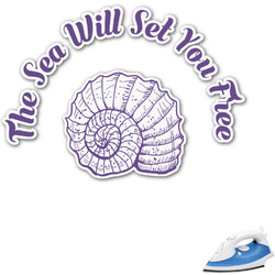 Sea Shells Graphic Iron On Transfer - Up to 4.5"x4.5" (Personalized)