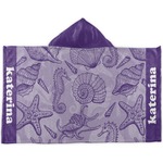 Sea Shells Kids Hooded Towel (Personalized)