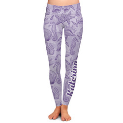 Sea Shells Ladies Leggings (Personalized)