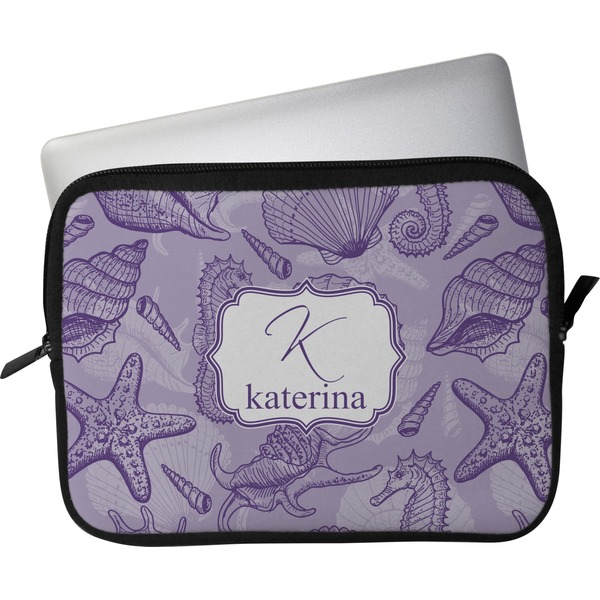 Custom Sea Shells Laptop Sleeve / Case - 15" (Personalized)