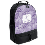 Sea Shells Backpacks - Black (Personalized)