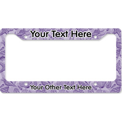 Sea Shells License Plate Frame - Style B (Personalized)
