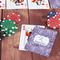 Sea Shells On Table with Poker Chips