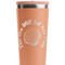 Sea Shells Peach RTIC Everyday Tumbler - 28 oz. - Close Up