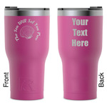 Sea Shells RTIC Tumbler - Magenta - Laser Engraved - Double-Sided (Personalized)