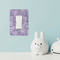 Sea Shells Rocker Light Switch Covers - Single - IN CONTEXT