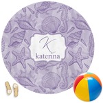 Sea Shells Round Beach Towel (Personalized)