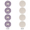 Sea Shells Round Linen Placemats - APPROVAL Set of 4 (single sided)