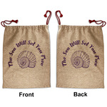 Sea Shells Santa Sack - Front & Back