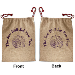 Sea Shells Santa Sack - Front & Back