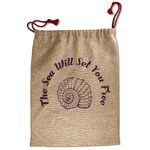 Sea Shells Santa Sack - Front