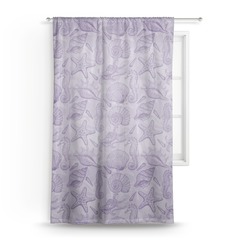 Sea Shells Sheer Curtain