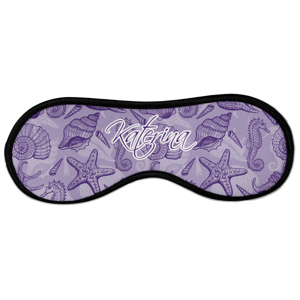 Custom Sea Shells Sleeping Eye Masks - Large (Personalized)