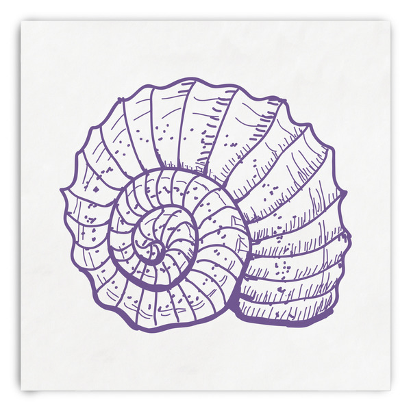 Custom Sea Shells Paper Dinner Napkins