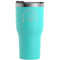 Sea Shells Teal RTIC Tumbler (Front)