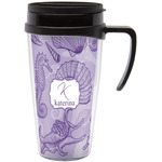 Sea Shells Acrylic Travel Mug with Handle (Personalized)