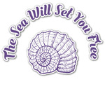 Sea Shells Graphic Decal - XLarge (Personalized)