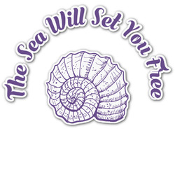 Sea Shells Graphic Decal - XLarge (Personalized)