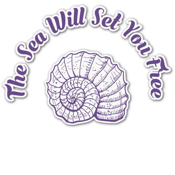 Custom Sea Shells Graphic Decal - Custom Sizes (Personalized)