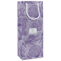 Sea Shells Wine Gift Bags - Matte (Personalized)