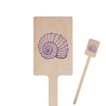 Sea Shells Rectangle Wooden Stir Sticks