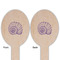 Sea Shells Wooden Food Pick - Oval - Double Sided - Front & Back