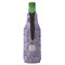 Sea Shells Zipper Bottle Cooler - BACK (bottle)