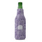 Sea Shells Zipper Bottle Cooler - FRONT (bottle)