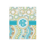 Teal Circles & Stripes Poster - Matte - 20x24 (Personalized)