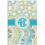 Teal Circles & Stripes Poster - Matte - 24x36 (Personalized)