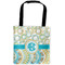 Teal Circles & Stripes Car Bag - Main