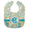 Teal Circles & Stripes New Bib Flat Approval