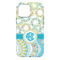 Teal Circles & Stripes iPhone 13 Pro Max Tough Case - Back