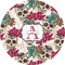 Sugar Skulls & Flowers 2" Multipurpose Round Labels - Single Sticker