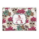 Sugar Skulls & Flowers 2' x 3' Indoor Area Rug (Personalized)