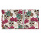 Sugar Skulls & Flowers 3 Ring Binders - Full Wrap - 1" - OPEN INSIDE