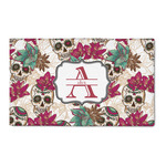 Sugar Skulls & Flowers 3' x 5' Indoor Area Rug (Personalized)