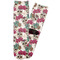 Sugar Skulls & Flowers Adult Crew Socks - Single Pair - Front and Back