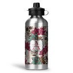 Sugar Skulls & Flowers Water Bottles - 20 oz - Aluminum (Personalized)