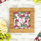 Sugar Skulls & Flowers Bamboo Trivet with 6" Tile - LIFESTYLE