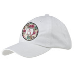 Sugar Skulls & Flowers Baseball Cap - White (Personalized)