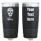 Sugar Skulls & Flowers Black Polar Camel Tumbler - 20oz - Double Sided  - Approval