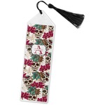 Sugar Skulls & Flowers Book Mark w/Tassel (Personalized)