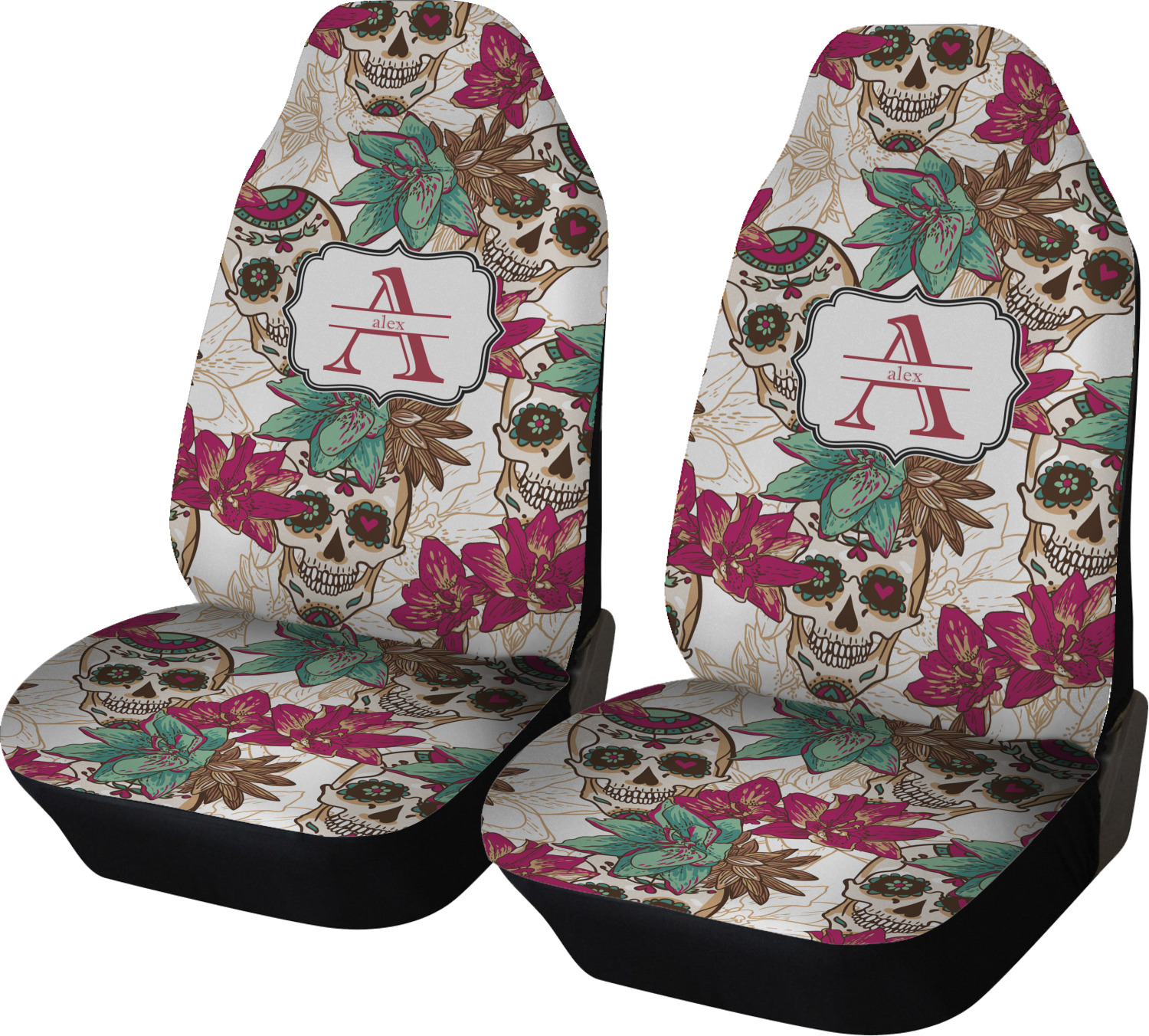 skull seat cover sets