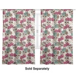 Sugar Skulls & Flowers Curtain Panel - Custom Size